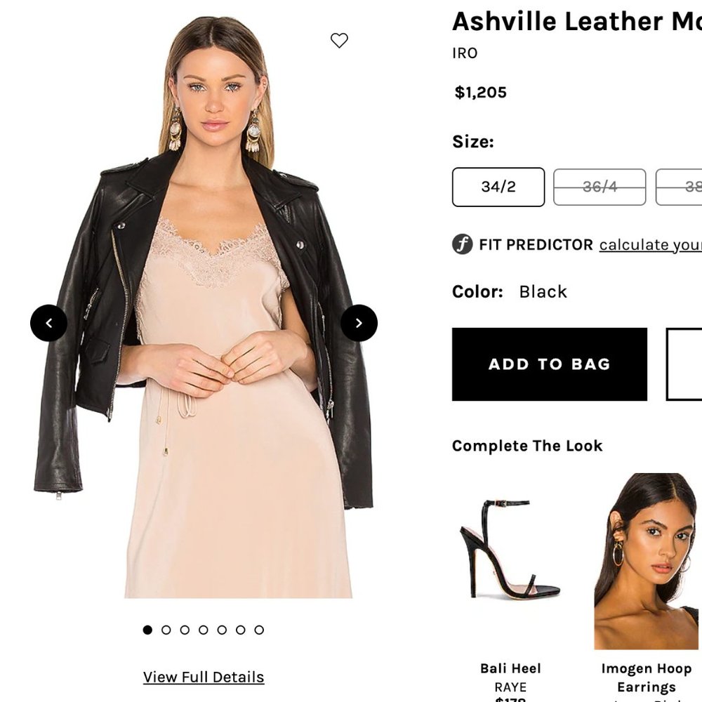 Luxury IRO Leather Jacket